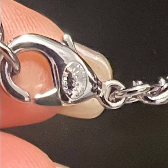 Silver Chain Necklace and Bracelet Set - Picture 8 of 11